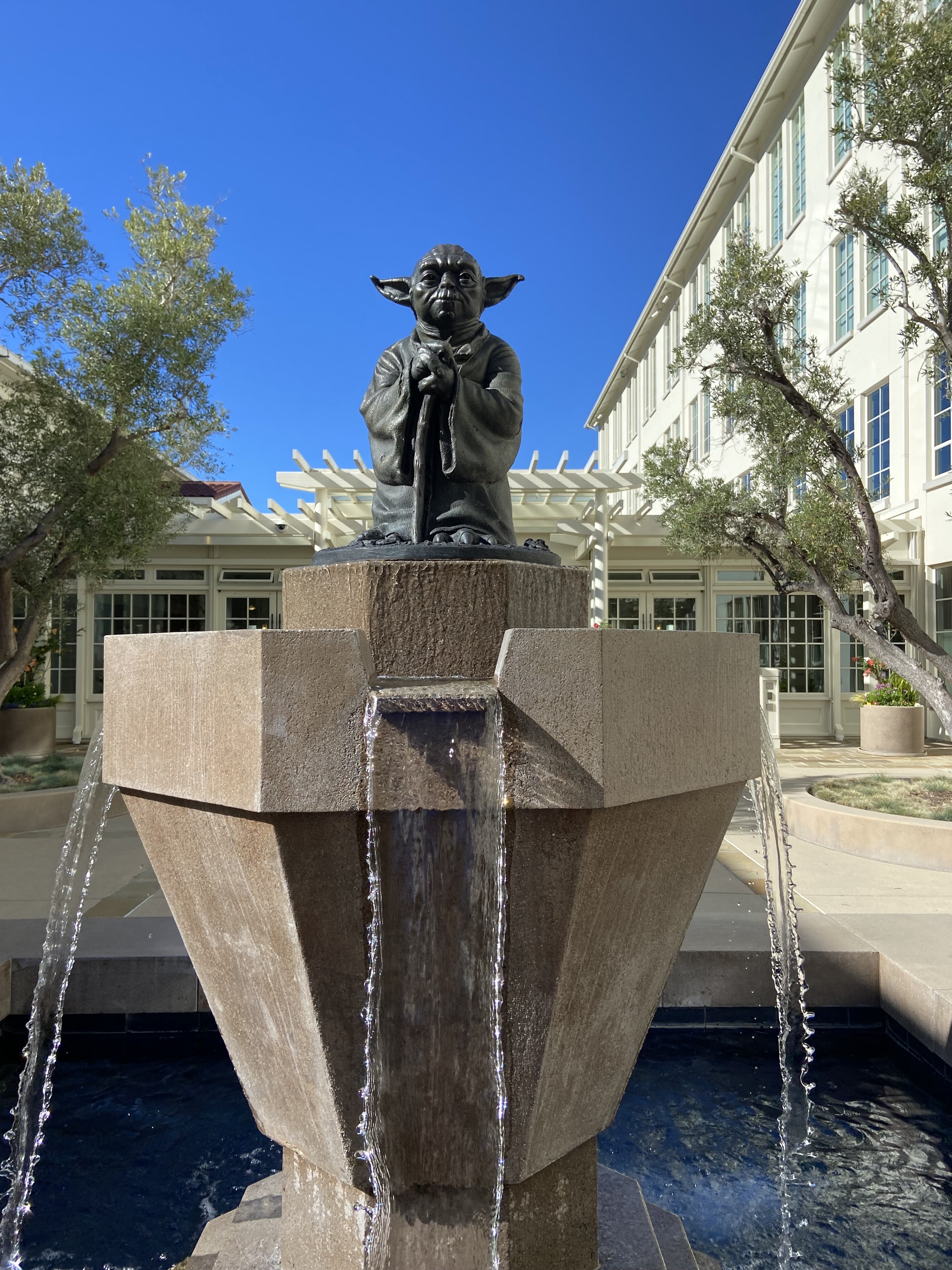 Picture of a place: Yoda Fountain