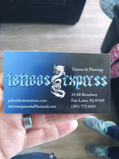 Tattoo Shop «TATTOOS EXPRESS», reviews and photos, 24-08 Broadway, Fair Lawn, NJ 07410, USA