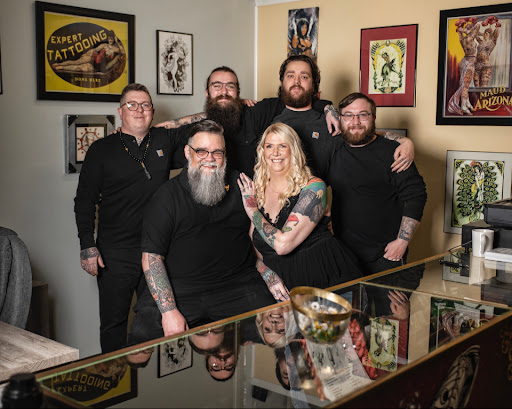Explore tattoo on bicep ideas, creative tattoo ideas in Bargersville, available at Angels and Demons Tattoo