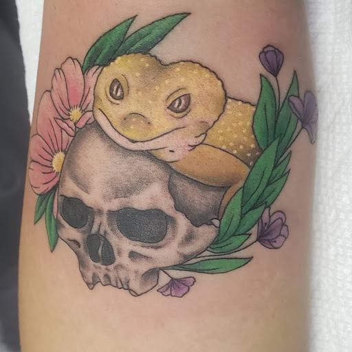 Explore crystal name tattoo ideas, creative tattoo ideas in Pearland, available at Black List Tattoo & Piercing Co.