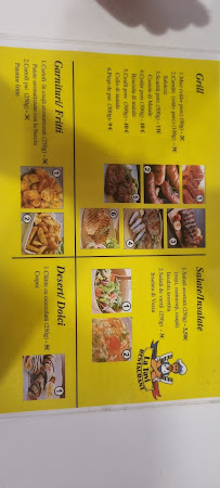 Menu / carte de Restaurant La Tavi cucina tipica rumena à Guidonia Montecelio