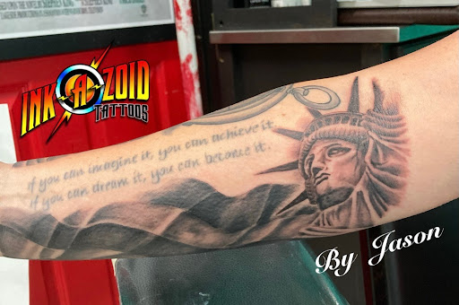 Explore full sleeve tattoo ideas for women, creative tattoo ideas in Kingsport, available at Ink-a-zoid Tattoos & Piercings