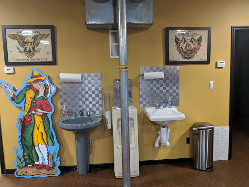 Explore tattoo on bicep ideas, creative tattoo ideas in Ann Arbor, available at Lucky Monkey Tattoo Parlour