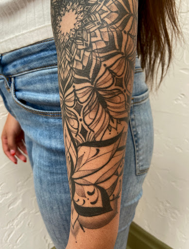 Explore thin line tattoo ideas, creative tattoo ideas in Scipio Center, available at Ace of Wands Private Tattoo & Tarot Studio . Appointment Only