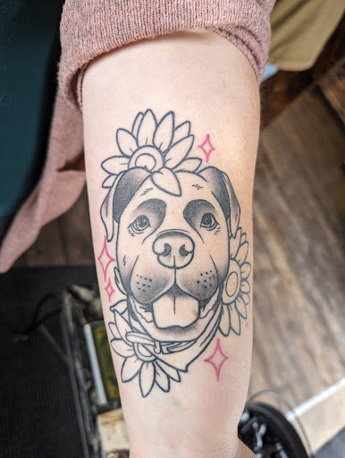 Explore lavender tattoo ideas, creative tattoo ideas in Keene, available at Dark Mark Tattoo