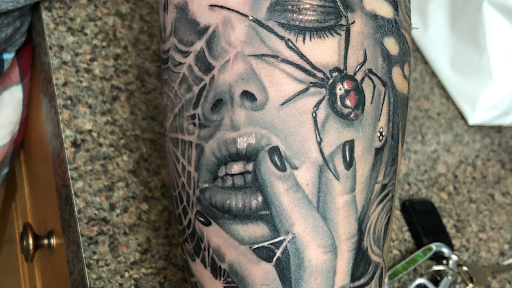 Explore smoking tattoo ideas, creative tattoo ideas in Sarasota, available at SEVEN SINS Tattoo Studio