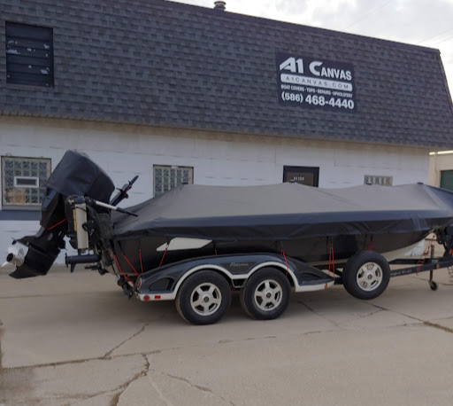Boat Cover Supplier «A1 CANVAS & UPHOLSTERING», reviews and photos, 40500 Production Dr, Harrison Charter Township, MI 48045, USA