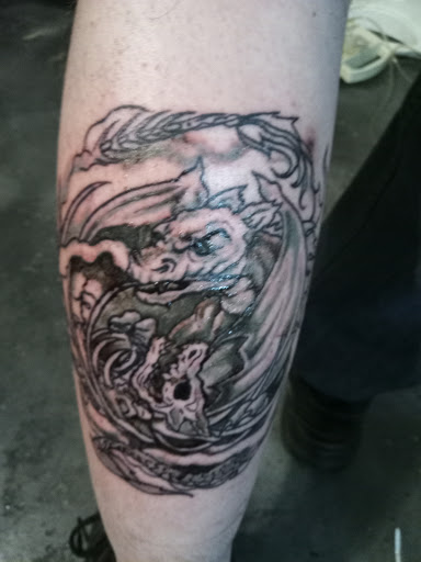 Explore sticker tattoo ideas, creative tattoo ideas in Knoxville, available at Wicked Ink Tattoo & Body Piercing