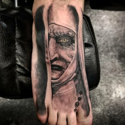 Explore katana tattoo ideas, creative tattoo ideas in Kenosha, available at Kenosha Tattoo Company