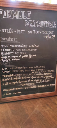 Le Trait d'Union à Paris menu