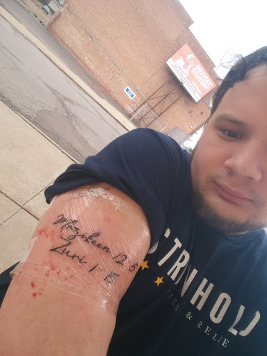 Explore tattoo geometric ideas, creative tattoo ideas in Sioux City, available at Thorn-Side Tattoo & Piercing