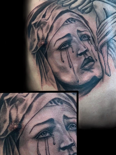 Explore blackwork tattoo ideas, creative tattoo ideas in Scranton, available at Hometown Ink