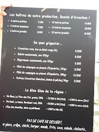 Bar-restaurant à huîtres La Canfouine à Lège-Cap-Ferret - menu / carte