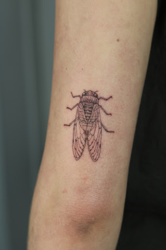 Explore sewing tattoo ideas, creative tattoo ideas in Saint Petersburg, available at Lucky You Tattoo