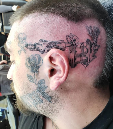 Explore son's name tattoo ideas, creative tattoo ideas in Cocoa, available at Rorschach Tattoo Shop and Piercing Studio