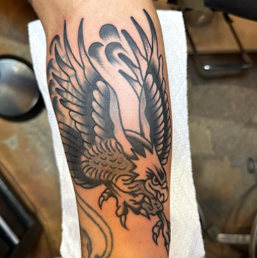 Explore back of thigh tattoo ideas, creative tattoo ideas in San Diego, available at San Diego Tattoo Company
