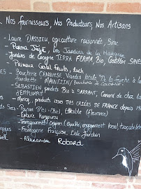 Menu / carte de Le Comptoir des Colibris à Cologne