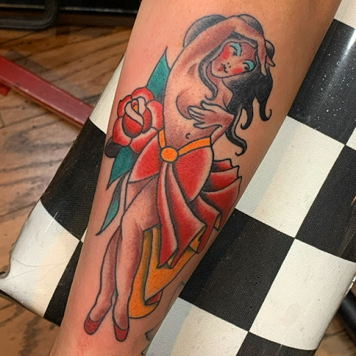 Explore crane tattoo ideas, creative tattoo ideas in Hailey, available at Mountain Rose Tattoo Studio