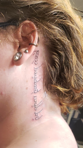 Explore viking head tattoo ideas, creative tattoo ideas in Mc Kenzie, available at Pix & Stix Tattoo