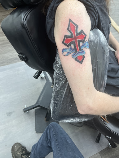 Explore palestine tattoo ideas, creative tattoo ideas in Royston, available at Mad Tatter Tattoos