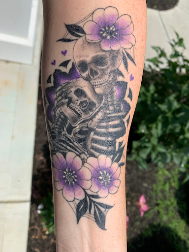 Explore handprint tattoo ideas, creative tattoo ideas in Cincinnati, available at Nocturnal Tattoos