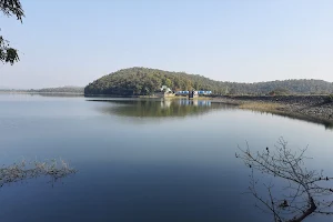 Khekra Nala Dam , Spillway and Reservoir. image