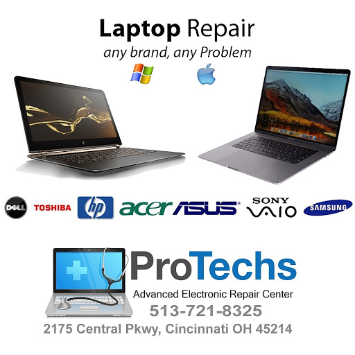Computer Repair Service «PROTECHS (Advanced Laptop Repair Center)», reviews and photos, 2175 Central Pkwy, Cincinnati, OH 45214, USA