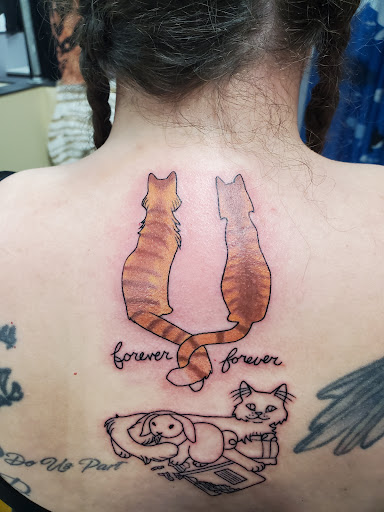 Find in between boob tattoo ideas for your next unique tattoo in Minneapolis at Jackalope Tattoo