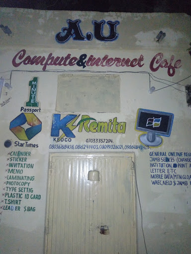 A.U And Internet Cafe Gaida Diga, Kumbotso Road, Kano, Nigeria, Restaurant, state Kano