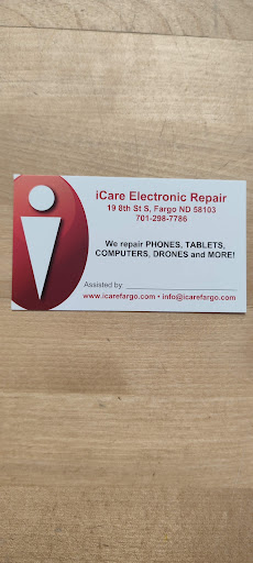 Electronics Repair Shop «iCare Electronic Repair», reviews and photos, 23 8th St S, Fargo, ND 58103, USA