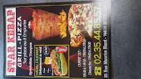 Menu du Star Kebab à Le Havre