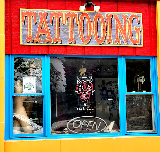 Explore cadillac tattoo ideas, creative tattoo ideas in Wilton, available at Rubber Monkey Tattoo Shop