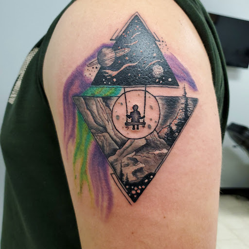 Explore beetlejuice tattoo ideas, creative tattoo ideas in Buffalo, available at Josh Does Tattoos