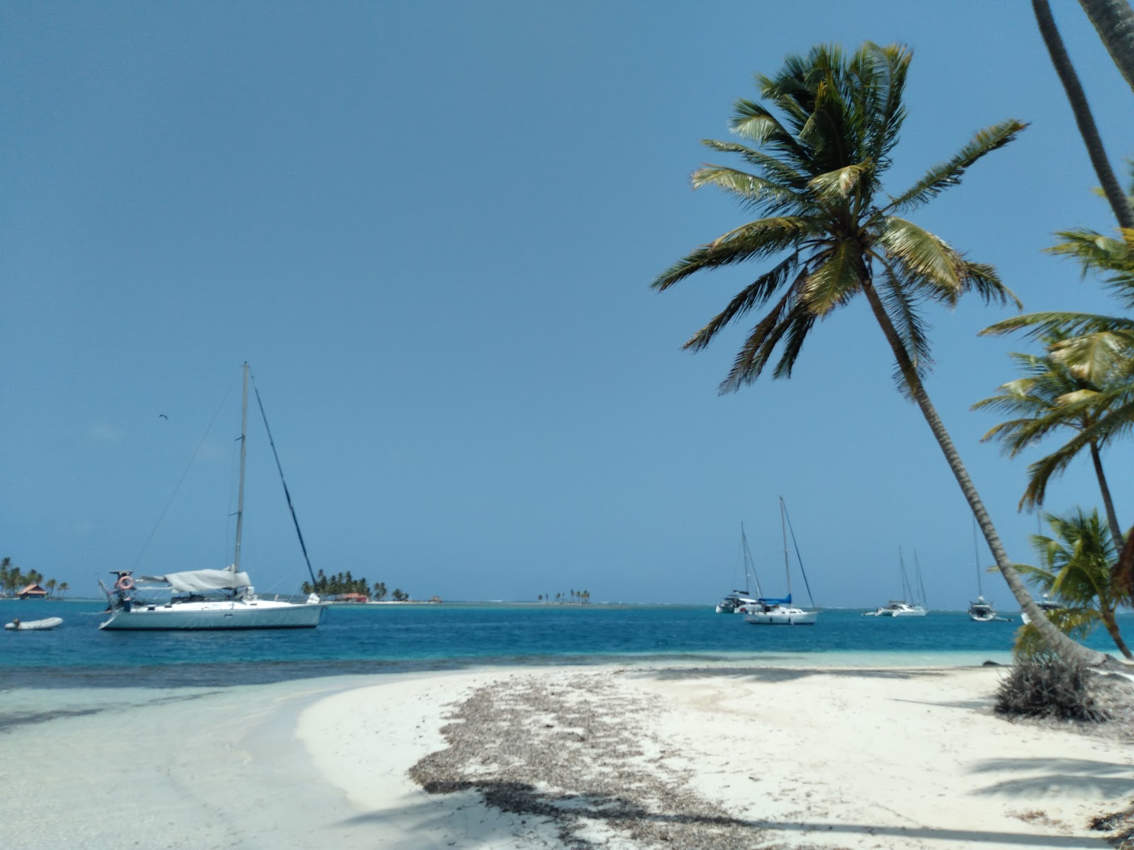 Foto van Curvaceous beach met turquoise puur water oppervlakte