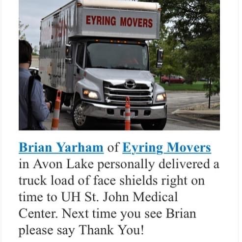 Moving and Storage Service «Eyring Movers», reviews and photos, 638 Moore Rd a, Avon Lake, OH 44012, USA