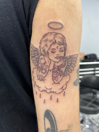 Explore anime tattoo ideas, creative tattoo ideas in Rowlett, available at Sinners Tattoo Studio and Supply