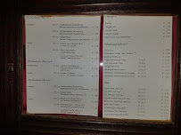 Menu du Zum fröhlichen Mann bei Mimmo und Sandra à Klingenberg am Main