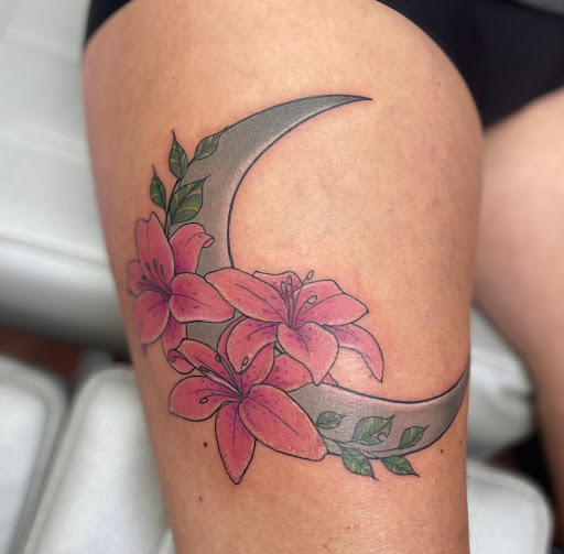 Explore trout tattoo ideas, creative tattoo ideas in Toledo, available at 4 Nineteen Ink