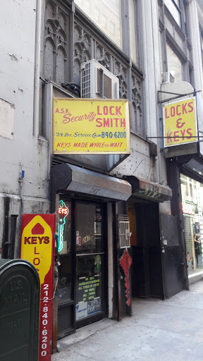 Key Duplication Service «ASK Locksmith, Inc.», reviews and photos, 247 W 38th St, New York, NY 10018, USA