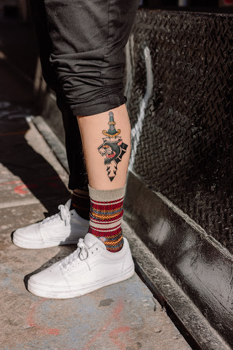 Explore dark tattoo ideas, creative tattoo ideas in Corona, available at Crop Circles Tattoo Studio