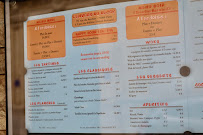 Menu / carte de L'Envers du Décor à Paris