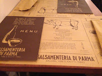 Salsamenteria di Parma à Paris menu