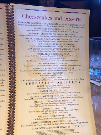 Restaurant «The Cheesecake Factory», reviews and photos, 56 Greene Blvd, Beavercreek, OH 45440, USA