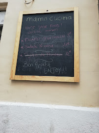 Restaurant Mamma Cucina à Marseille (le menu)