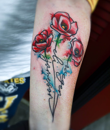 Explore psychedelic tattoo ideas, creative tattoo ideas in Brunswick, available at Black Element Tattoo