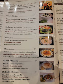 Colbeh à Paris menu