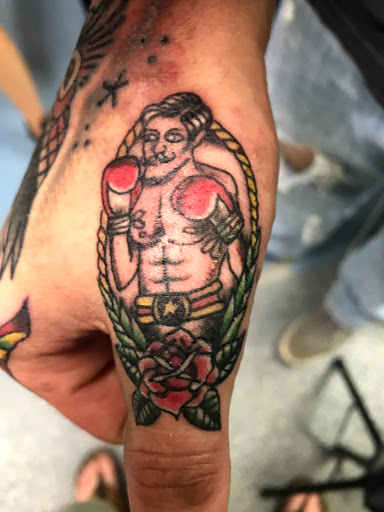 Explore tiki tattoo ideas, creative tattoo ideas in Muncie, available at The Tattoo Studio