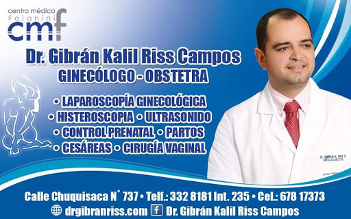 Dr. Gibrán Kalil Riss Campos - Ginecologia y Obstetricia Santa Cruz - Bolivia