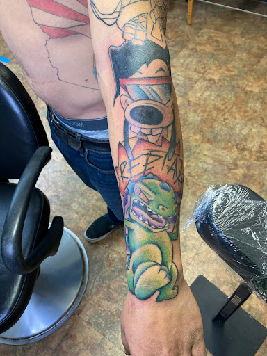 Explore triple moon finger tattoo ideas, creative tattoo ideas in Bullhead City, available at Smoke and Dagger Tattoo