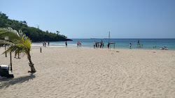 Foto di Spiaggia delle balene e l'insediamento